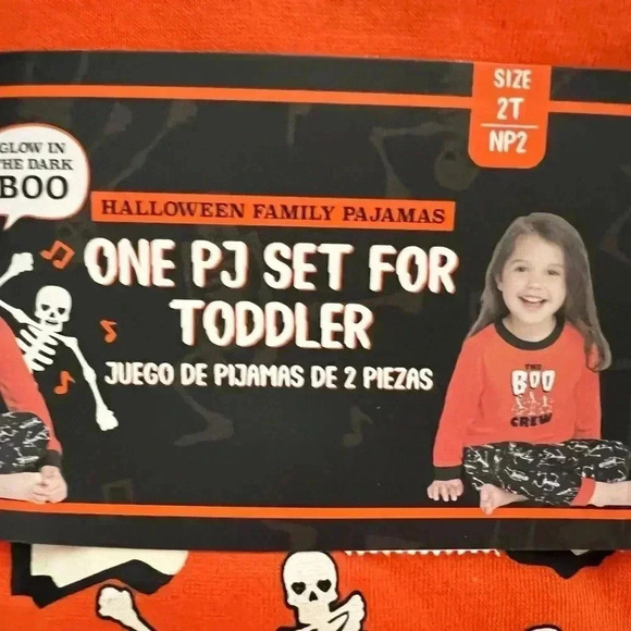 Halloween family pajamas -PJ’s set. Unisex, toddler Size: 2T, 3T & 4T. - Picture 4 of 11